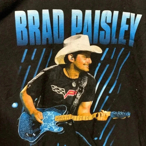 Brad  Paisley 2014’ Country Nation Concert T-Shirt - Picture 3 of 4